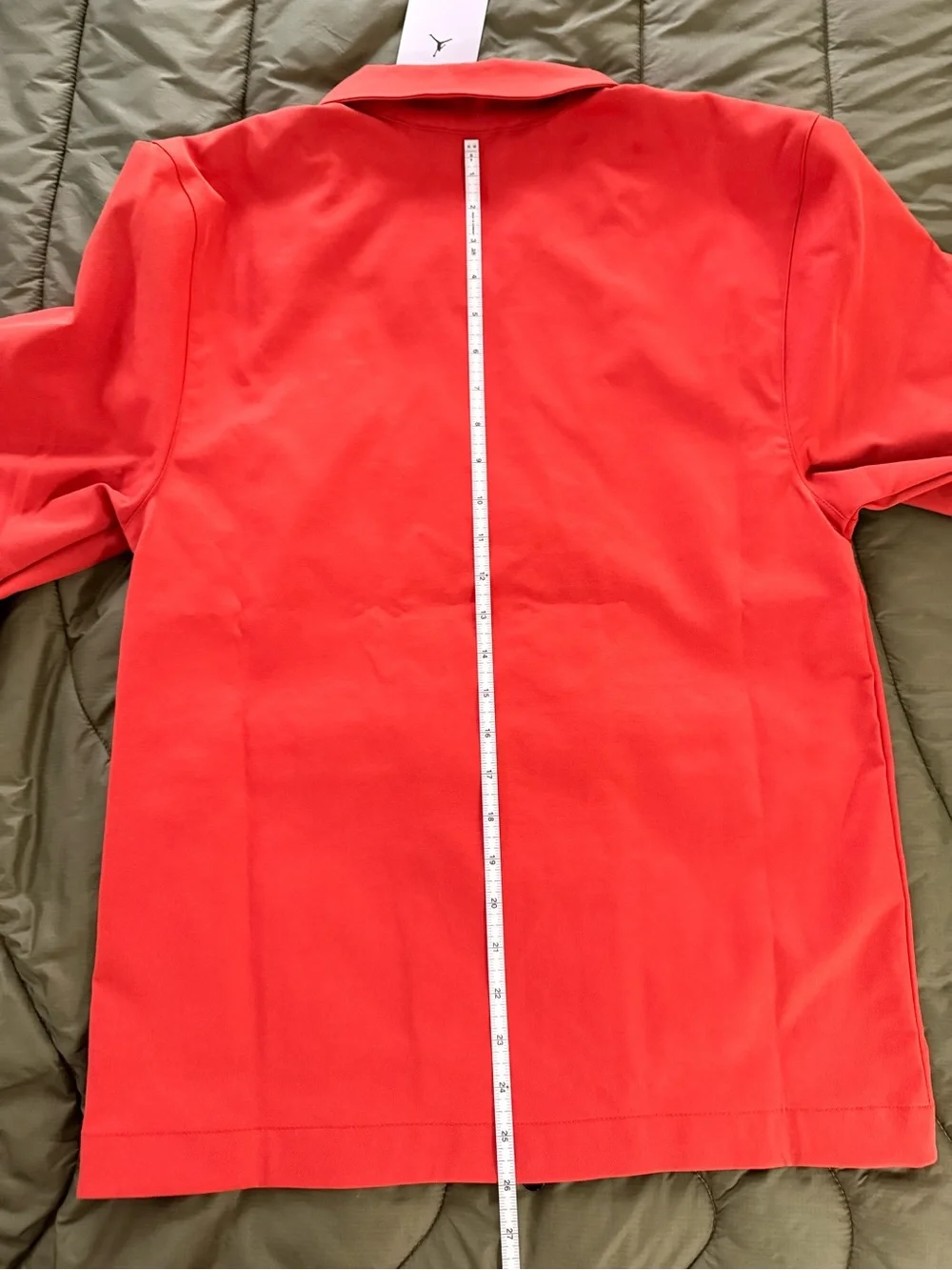Jordan ⛳️ Men’s Coral-Red Lightweight Zip Shirt Jacket